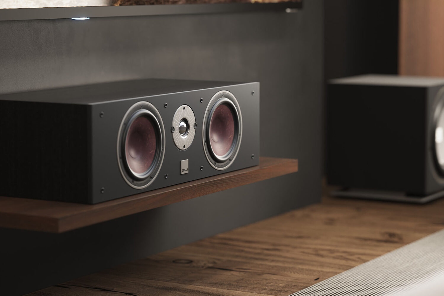 Grand Vokal dark walnut speaker