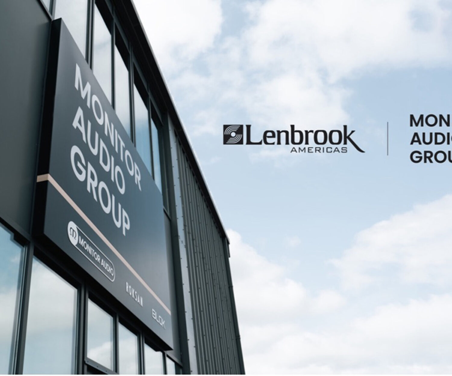 Logos Lenbrook Americas et Monitor Audio Group